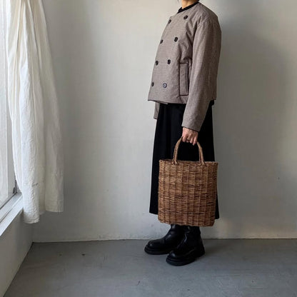 R&D.M.Co  ガンクラブトリミングパフジャケット