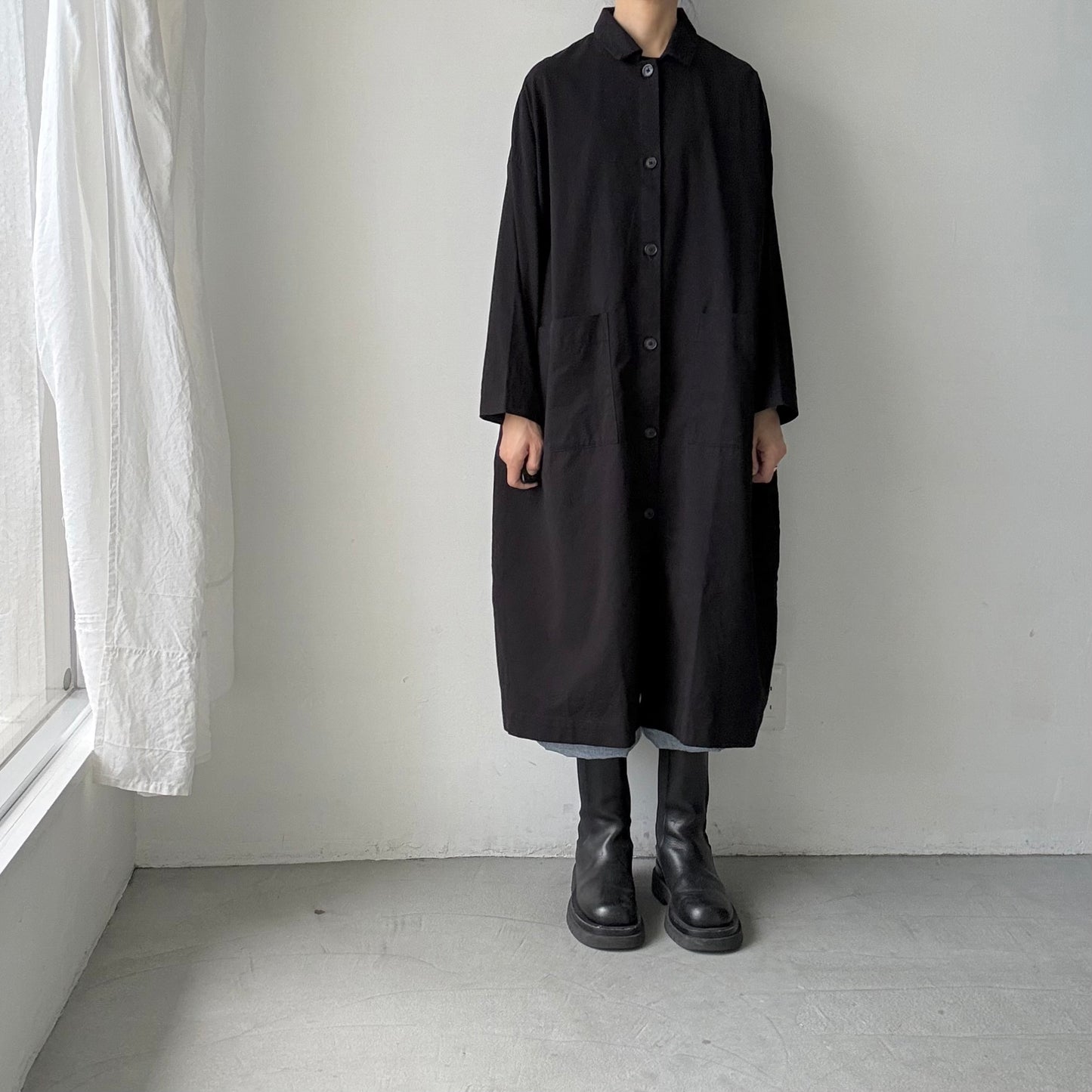 jujudhau デッドストックコットンワークコート