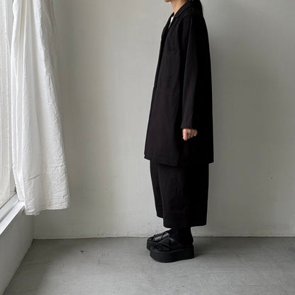 atelier d'antan Godardコットンコート　ブラック