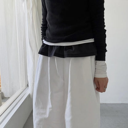 homspun  無地ノースリーブプルオーバー