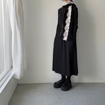 kijinokanosei  綴る葉ロングスカーフ