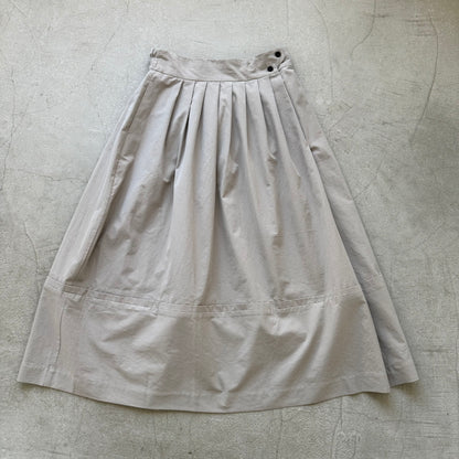 MAGALI オールドコットンラップ風スカート　グレー