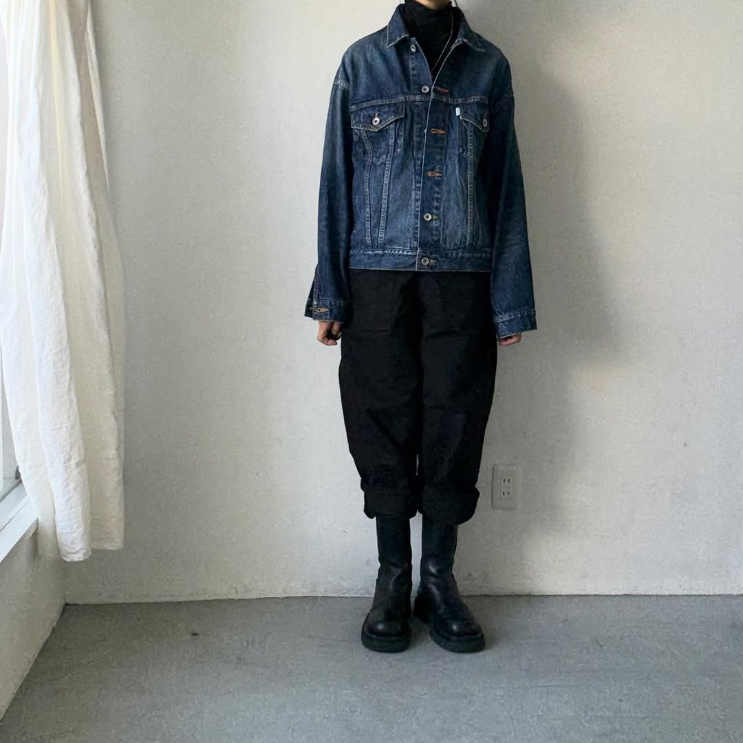 R&D.M.Co  デニムオーバーサイズトラッカージャケット