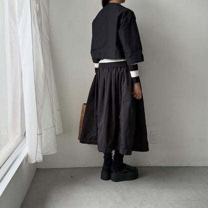 R&D.M.Co タフタワイドスリーブジャケット