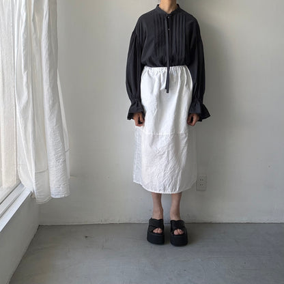 MAGALI  天日干しコットンボウタイブラウス