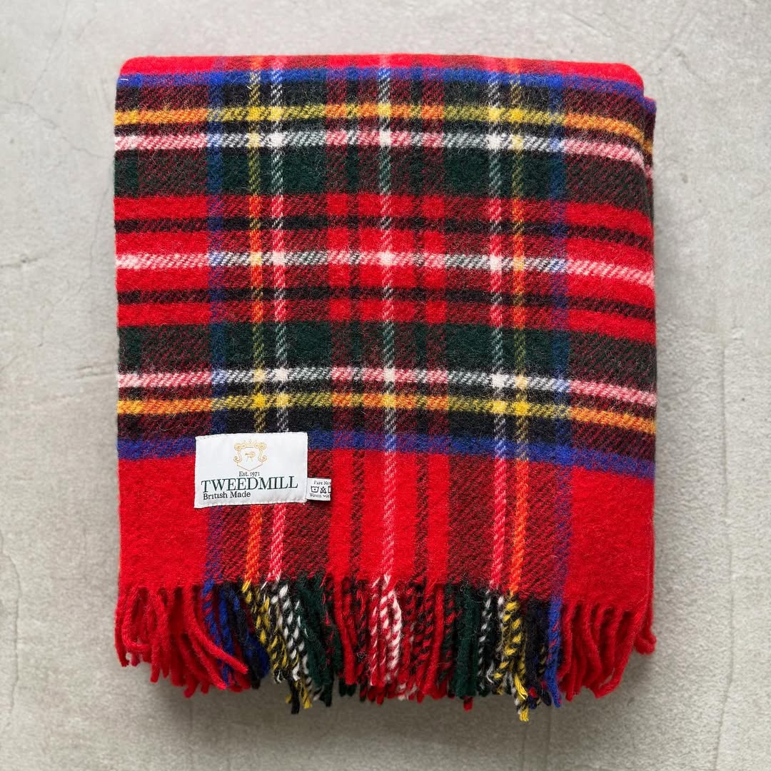 TWEED MILL ウールブランケット Royall stewart