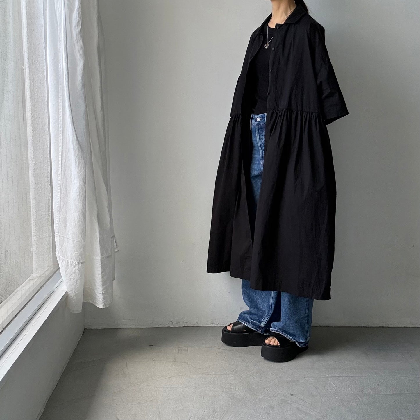 jujudhau  ハーフスリーブドレス