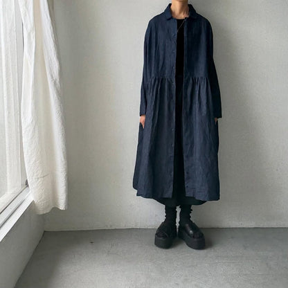 jujudhau デニムカラードドレス
