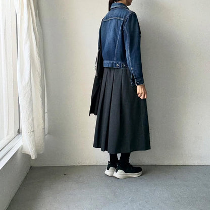 Linenya  ウールタックスカート