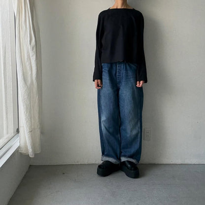 TENNE HANDCRAFTED MODERN ボートネックプルオーバー
