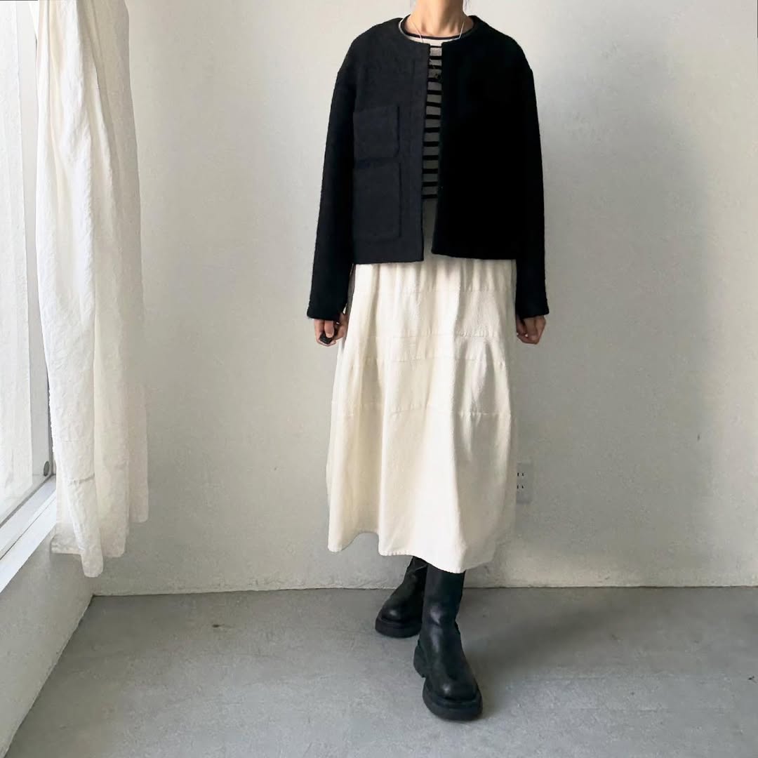 TENNE HANDCRAFTED MODERN アンゴラツイードジャケット