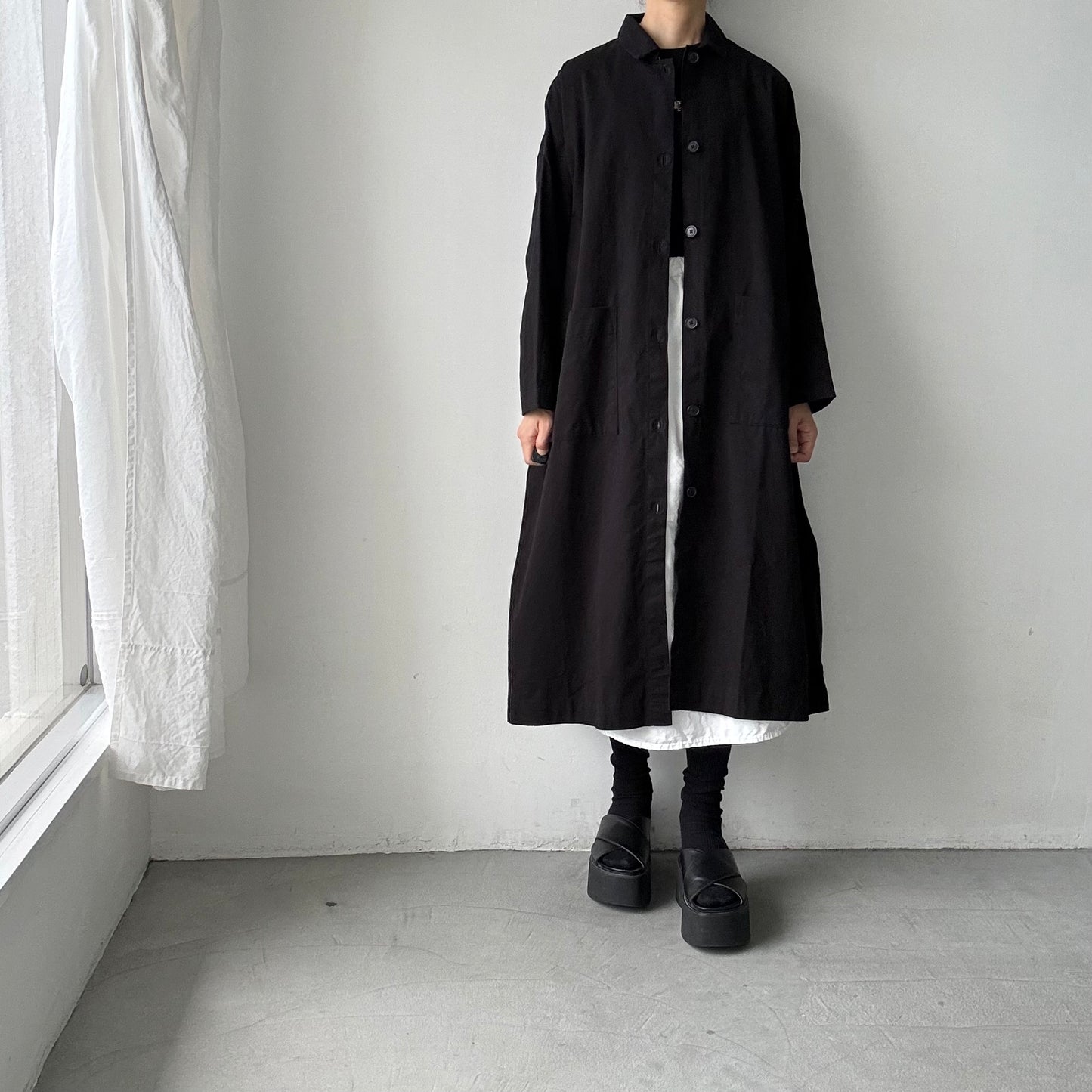 jujudhau デッドストックコットンワークコート