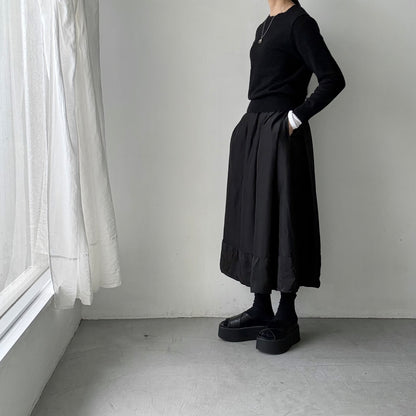R&D.M.Co 　シルクサテンドッキングバルーンスカート