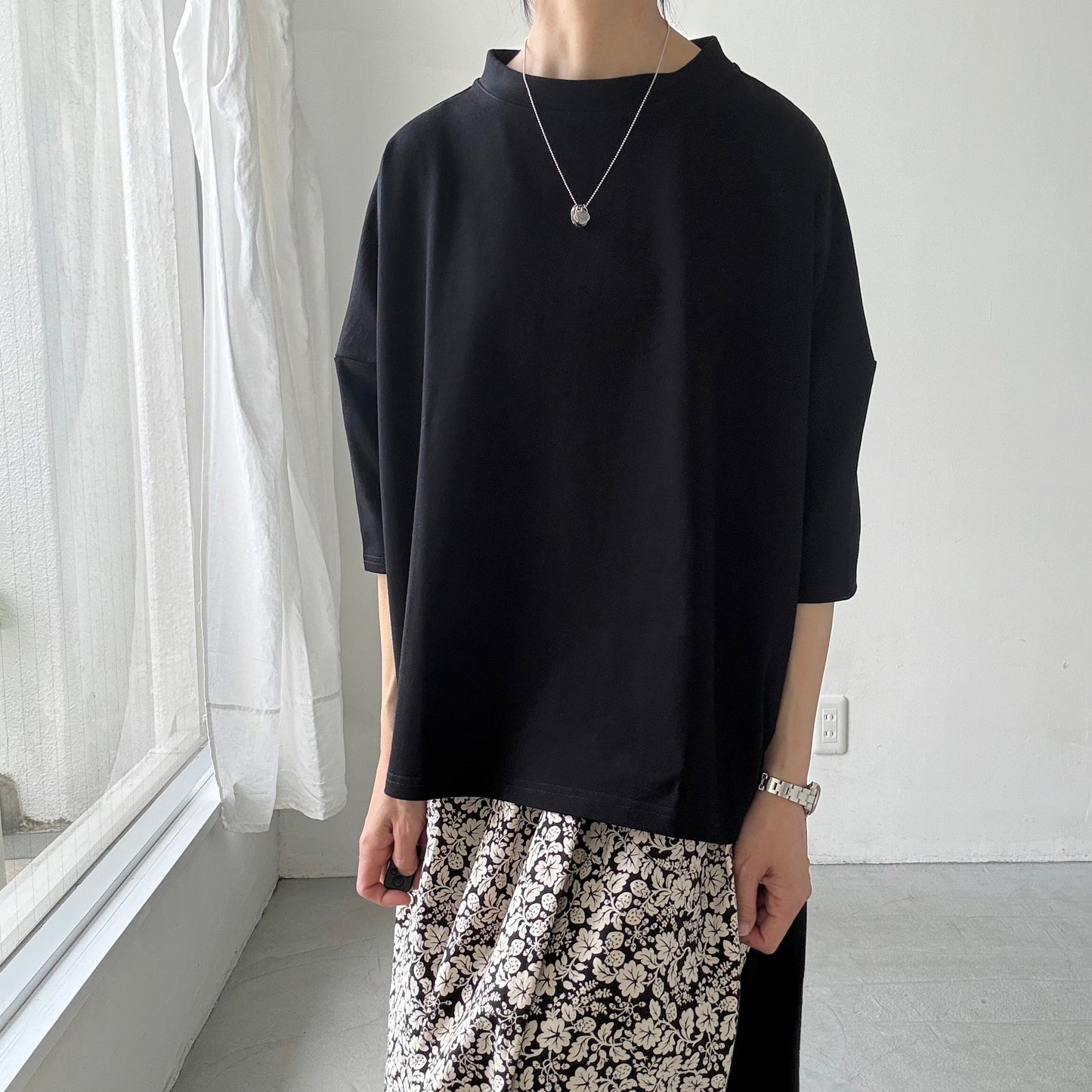 Linenya  テラヴェ7分袖Tシャツ