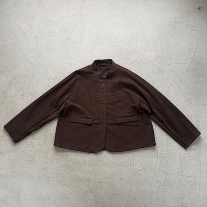 atelier d'antan Taineコットンジャケット　ダークブラウン