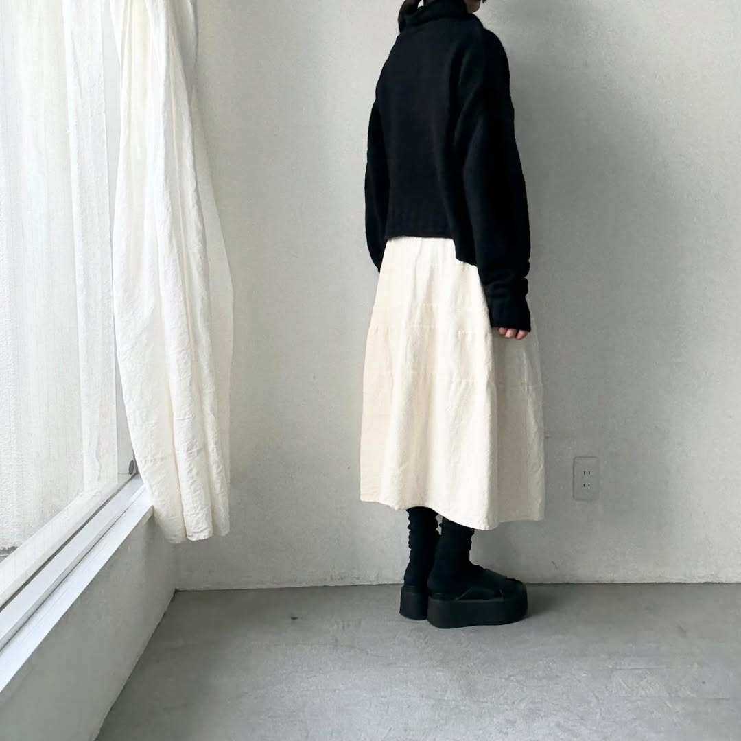 R&D.M.Co カシミアメリノハイネックセーター