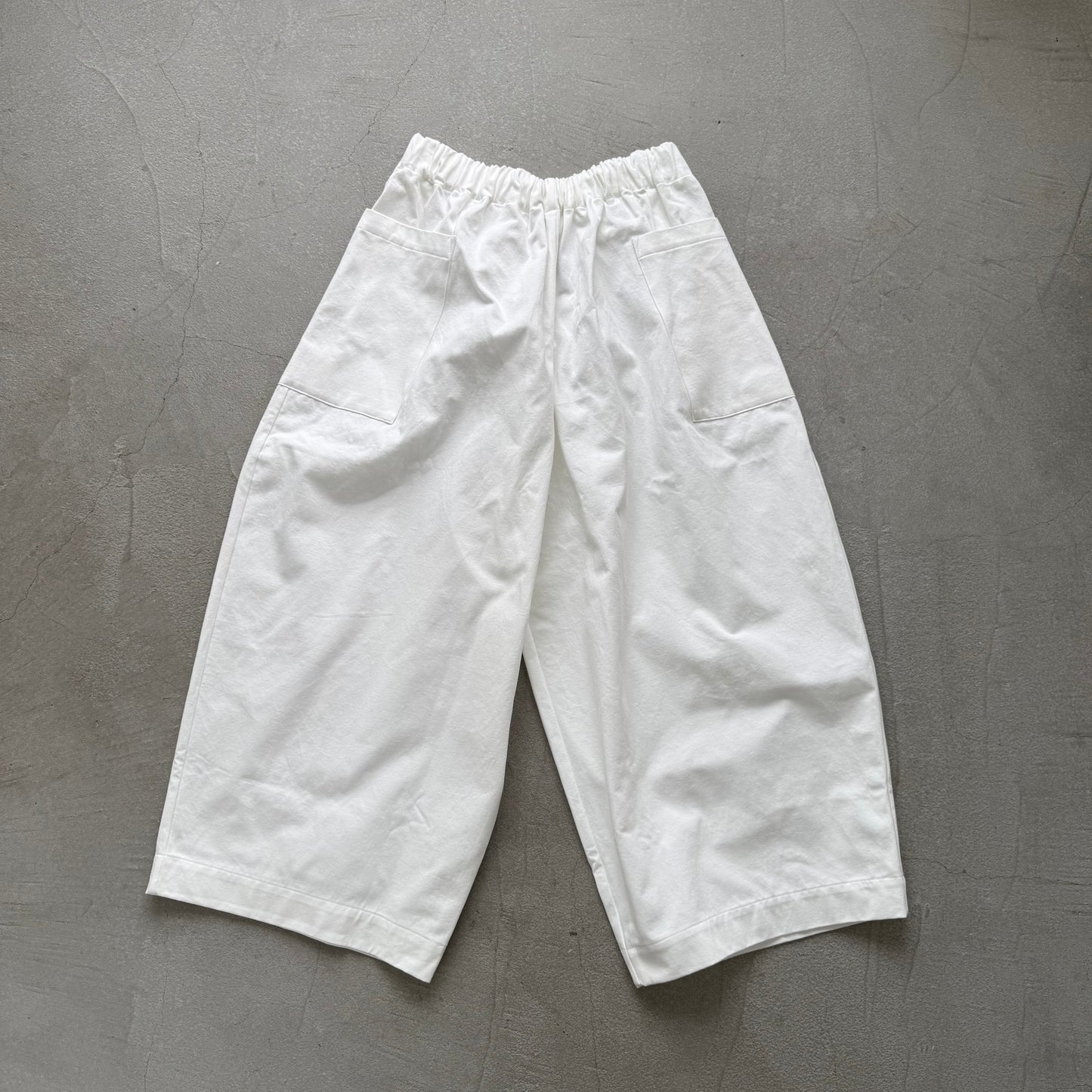 atelier d'antan Perriereコットンワイドパンツ　ホワイトsize 1