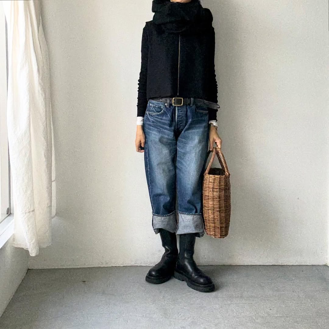 R&D.M.Co  コットンウールシャーリングベスト