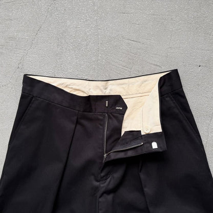 R&D.M.Co  チノクロスガウチョパンツ　ブラック