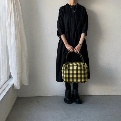 R&D.M.Co タータンチェックグロッサリーボストンバッグ　ルイス