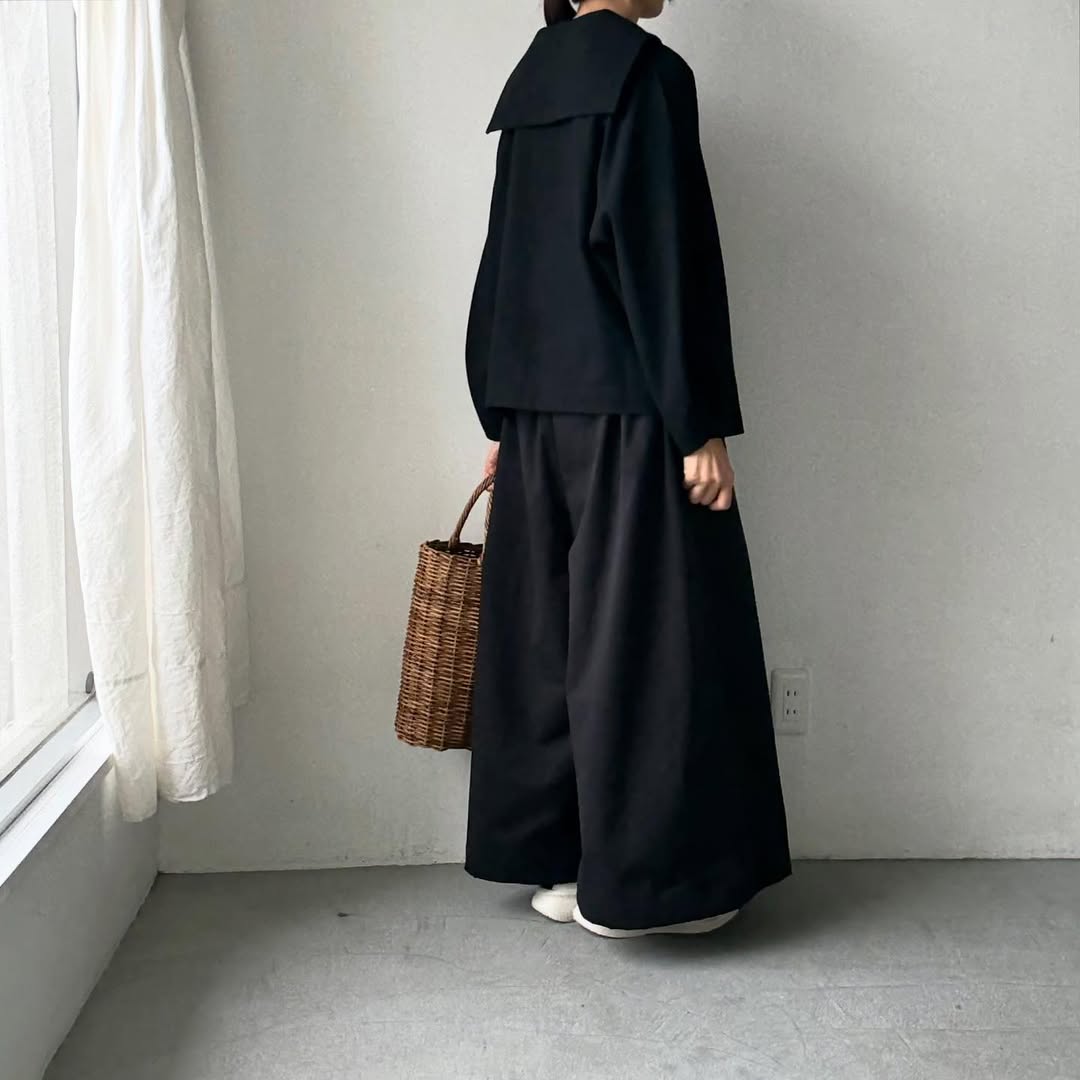 cion  ウール混セーラープルオーバー