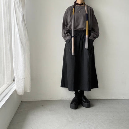 atelier naruse  マルチボーダーニットスカーフ