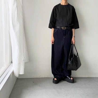 R&D.M.Co タフタワイドスリーブジャケット