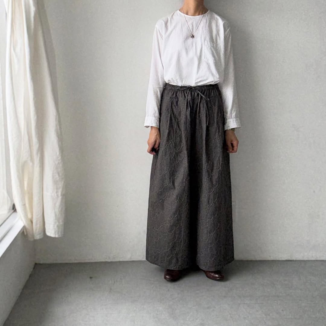 kijinokanosei  フラクタルワイドパンツ