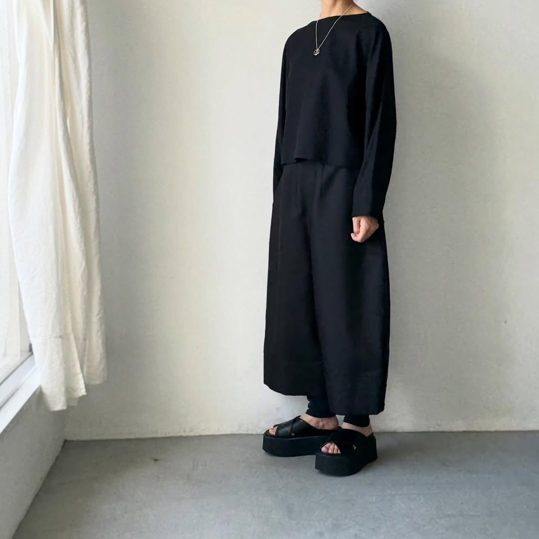 TENNE HANDCRAFTED MODERN オーバーオールパンツ ブラック – blanc