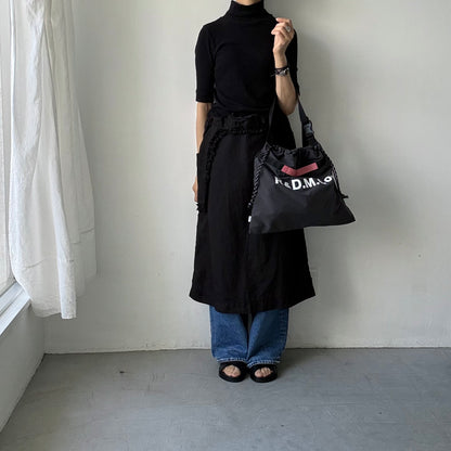 R&D.M.Co 　ショッピングバッグ　ダークグレー