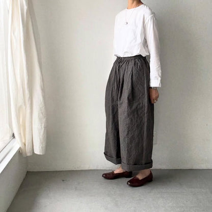 kijinokanosei  フラクタルワイドパンツ