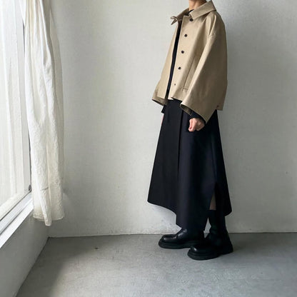 TENNE HANDCRAFTED MODERN ベンタイルショートケープコート