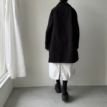 atelier d'antan Godardコットンコート　ブラック