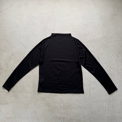 R&D.M.Co  ボトルネックTシャツ　ブラック
