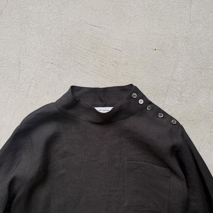 atelier naruse  リネンモックネックブラウス