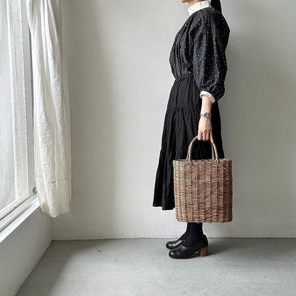 MAGALI コットンリネンスノーウィープルオーバー