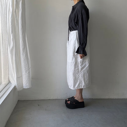 MAGALI  天日干しコットンボウタイブラウス