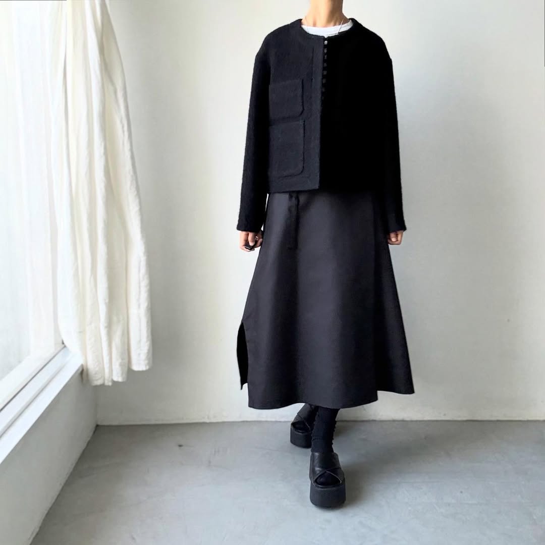 TENNE HANDCRAFTED MODERN アンゴラツイードジャケット