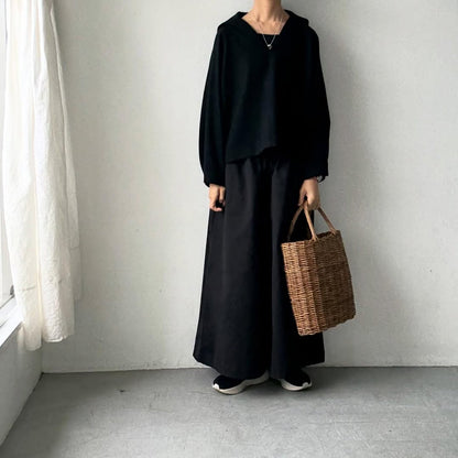 cion  ウール混セーラープルオーバー