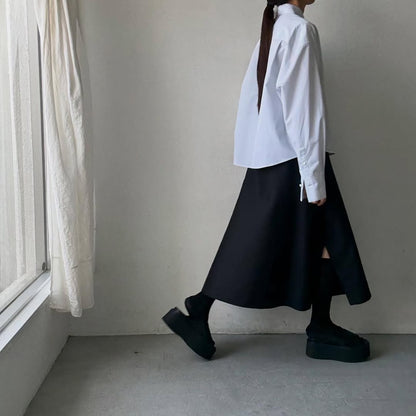 TENNE HANDCRAFTED MODERN レギュラーカラーシャツ