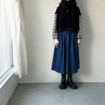 Linenya  ベロアベスト