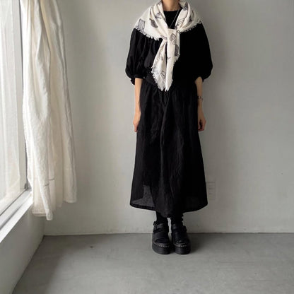 R&D.M.Co  グレートグリーンサムガーゼショール