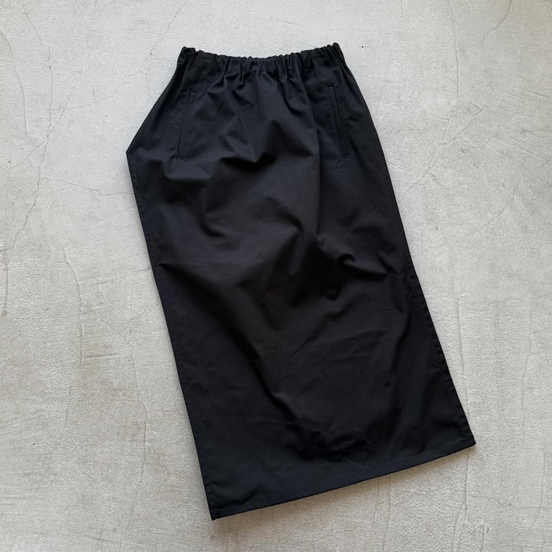 ゴーシュ  オーガニックダックコットンアシンメトリースカート　