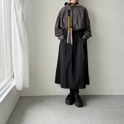 atelier naruse  マルチボーダーニットスカーフ