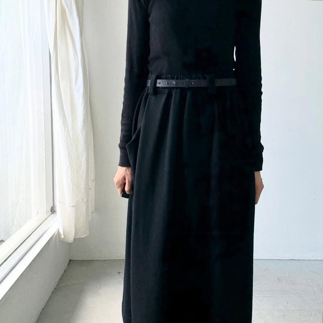 atelier naruse ギボシミドルベルト　ブラック