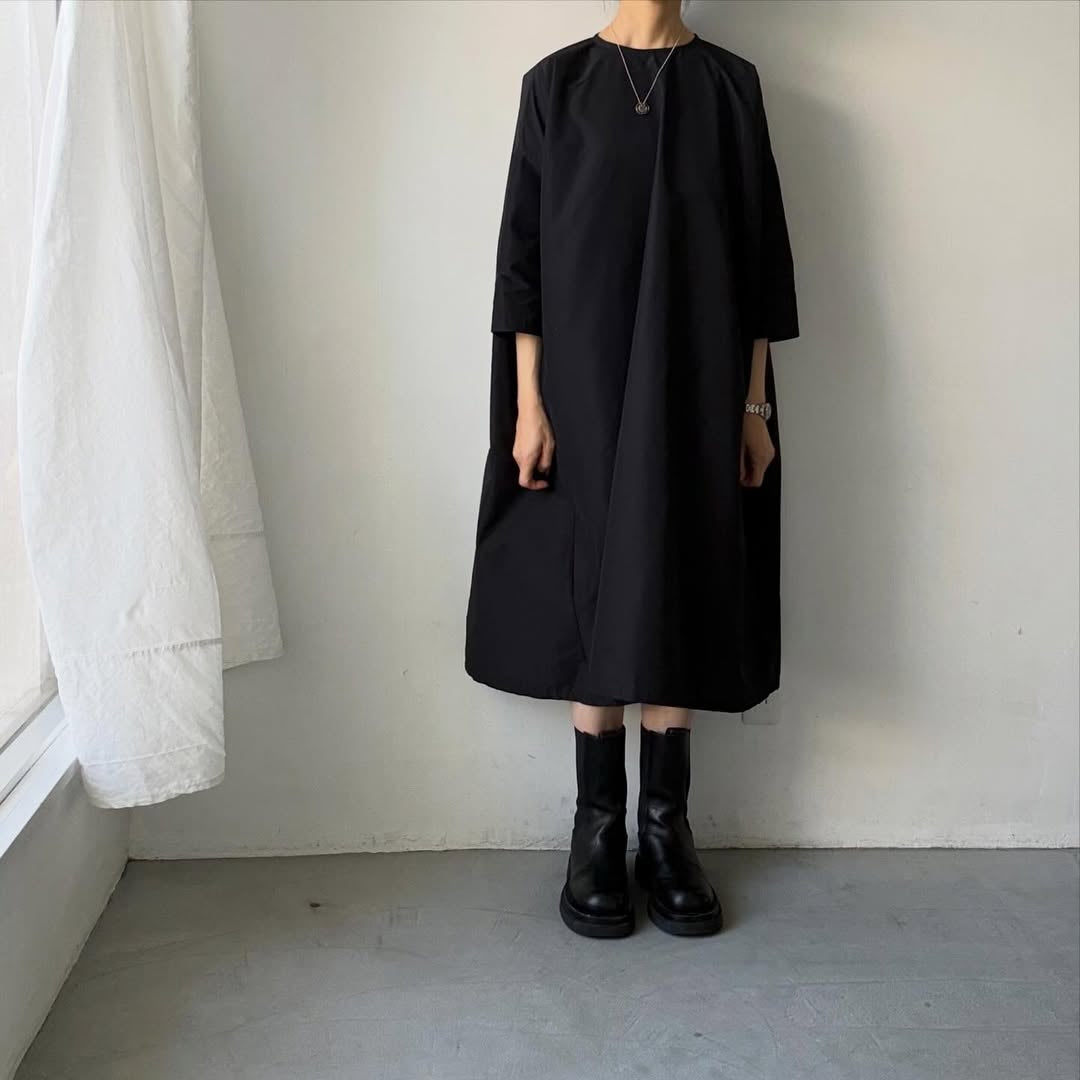 R&D.M.Co  タフタプルオーバードレス