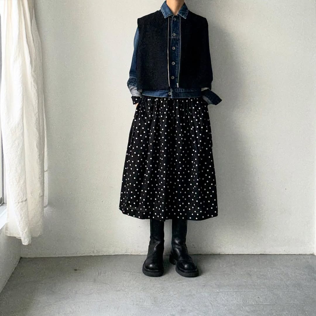 R&D.M.Co  コットンウールシャーリングベスト