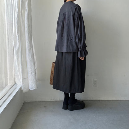 MAGALI  天日干しコットンボウタイブラウス