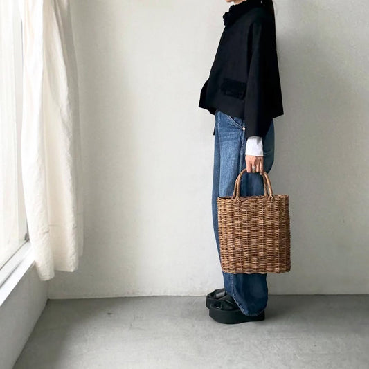 R&D.M.Co  フリルデコレーションジャケット　ブラック