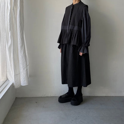 MAGALI  天日干しコットンボウタイブラウス